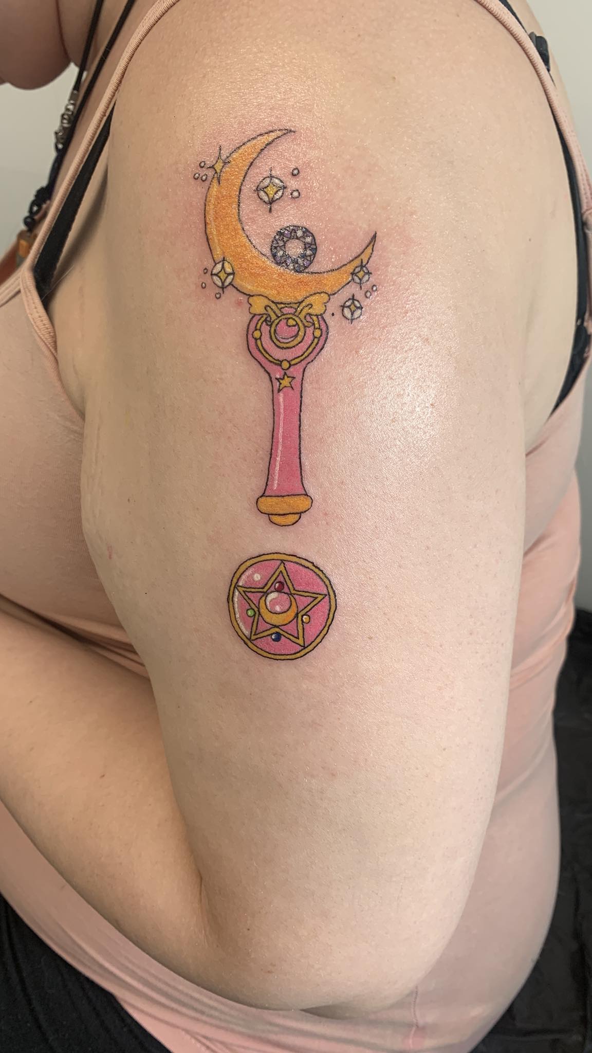 Fine line vine and leaf tattoo by Ink By LOLO Southport