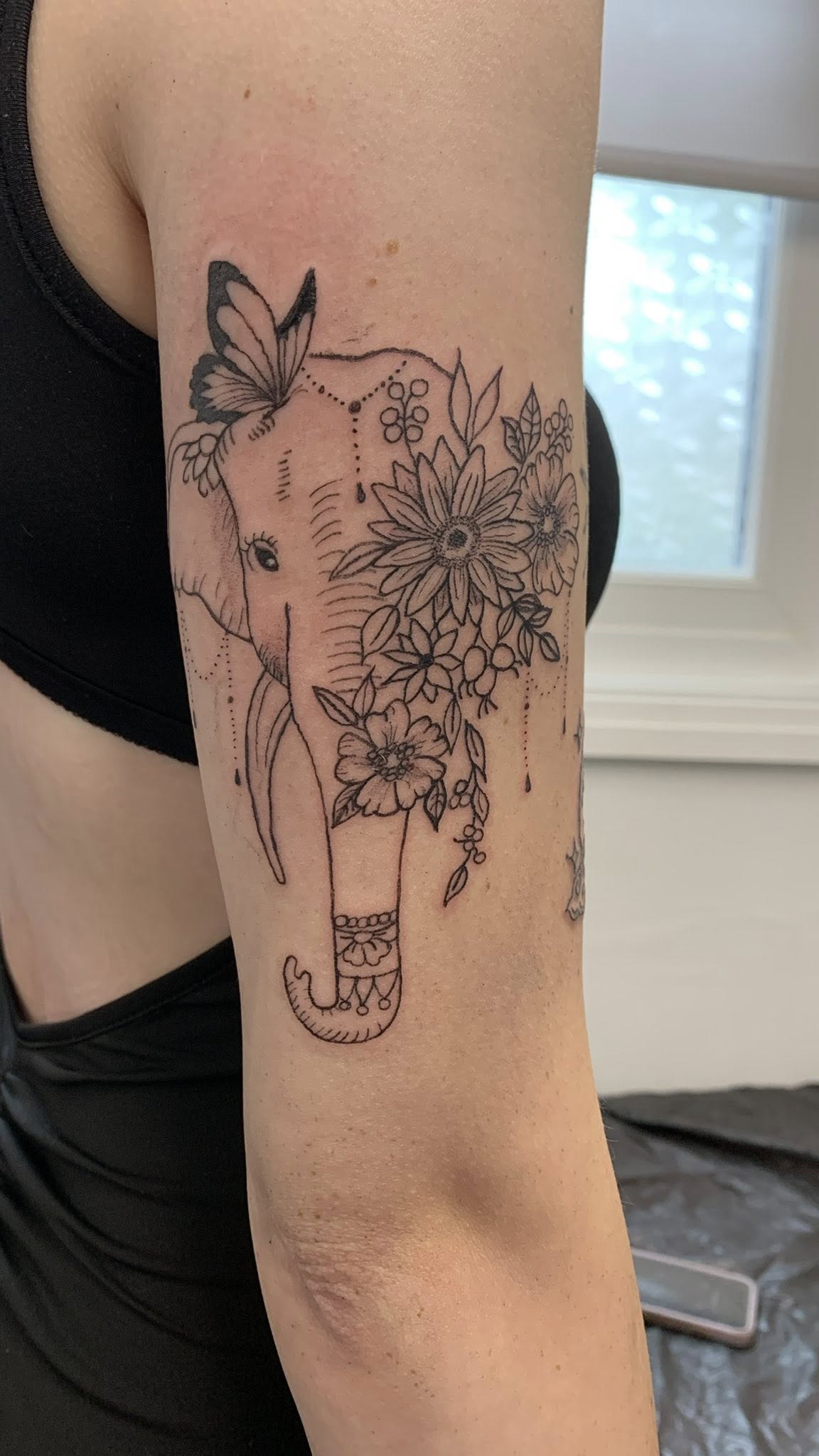 Subtle minimalist fine line tattoo by Ink By LOLO Ainsdale Merseyside